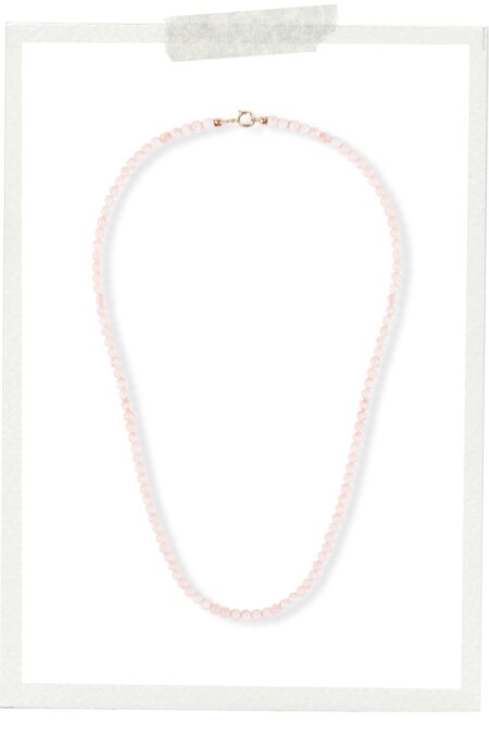 Hilo de coral rosa corto
